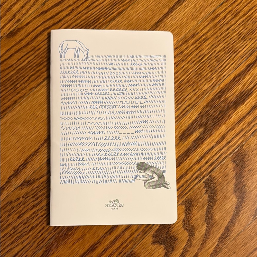 Hermès Paris Cream Notebook journal diary